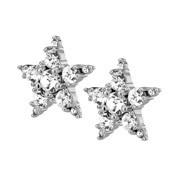 Dyrberg Kern Cana Silver Earrings - Crystal